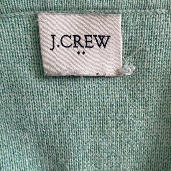 J Crew Vanessa Knit Sweater Cardigan Coatigan Mint Green XS - Picture 9 of 13